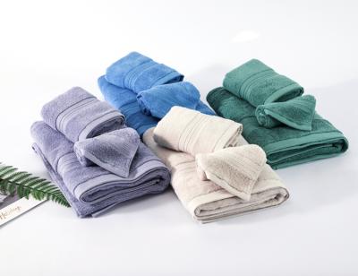 China Towel 100% Vietnam factory+China sustainable cotton factory thick soft solid dyed hand towel custom cotton for sale