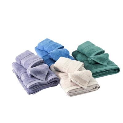 China Custom Made Cotton Dye Bath Towel Terry Towel Thick Solid 100% Cotton Thick Solid Sheet Factory Made Viable for sale