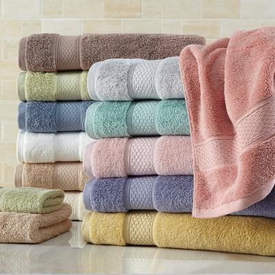 China Sustainable Wholesale Luxury 100% Egyptian Cotton Soft Cotton Face Towel for sale