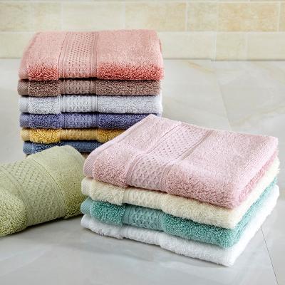 China China Factory 100% Egyptian Cotton Wholesale Custom Soft Hypoallergenic Luxury Face Towel Guest Towel for sale