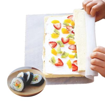 China High Quality Sustainable For Kitchen BPA Free Sushi Pad Silicone Non-Stick Rolling Sushi Plate Mat for sale