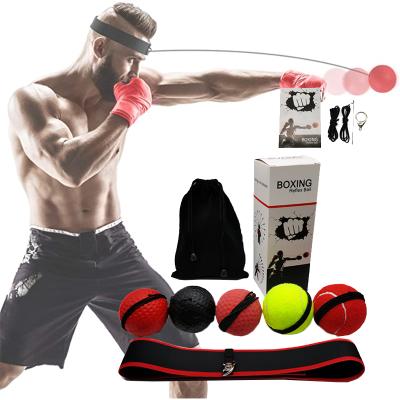 China PU Amazon Success 4 Different Boxing Ball With Headband Training Boxing Ball Punch Reaction Speed ​​Boxing Reaction Ball for sale