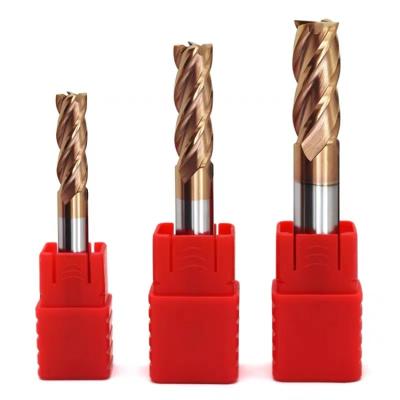 China WYK Hardware Milling Cutter Diameter Manufacturer High Speed ​​General/Solid Carbide Four Blade Milling Cutter for sale