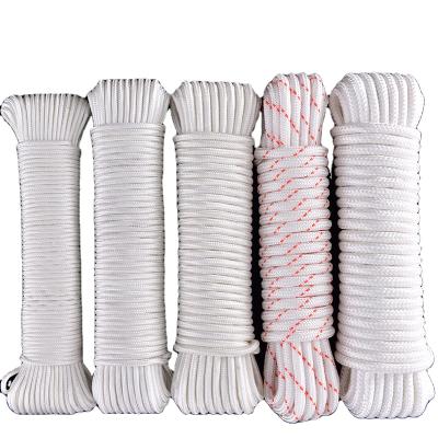 China Cotton Yarn Textile Craft Home Decor Twisted Braided Rope Color Woven Cotton Rope for sale