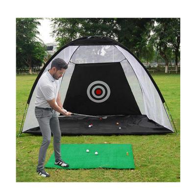 China 210D Oxford Indoor Outdoor Training Practice Golf Chipping Net With Target Golf Hitting Net for sale