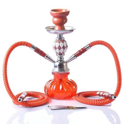 China Wholesale Portable Shisha Mini Hookah Shisha Arabic Shisha Bottom Multicolor Portable Pumpkin With Hookah Accessories SN-370ah-12 for sale