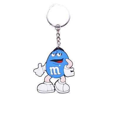 China Factory Made Luxury Cute Wholesale Custom Design PVC Key Chain 7-8cm Cute Design Big Size for sale