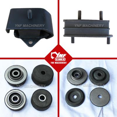 China Excavator Rubber Engine Mounts Cushion Set Lightweight Vibration Reduction for sale