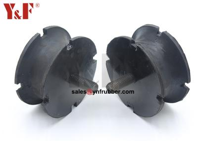 China Black Rubber Bobbin Mounts Small Anti Vibration Sandwich Mounts for sale