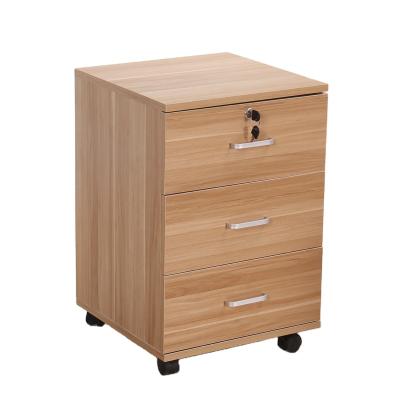 China Wholesale Adjustable Custom Manufacturer Furniture Nordic Modern Simple Mobile (Other) With Wheels Solid Wood Durable File Cabinet for sale