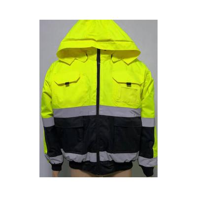 China Water Proof Tapes Reflective Detachable Sleeves Adjustable Cuffs And Waist Charm Color Fluorescent Jacket OL-J012 for sale