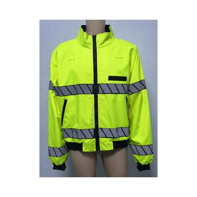 China Water Proof Workwear Long Sleeve Reflective Customizable Fluorescent Jacket OL-J002 for sale