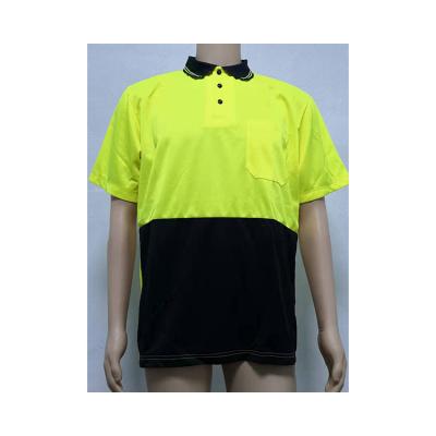 China Custom Made Short Sleeve Charm Fluorescent Color Polo Shirt OL-PO006 Anti-pilling for sale