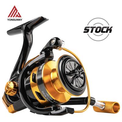 China Metal+plastic Aluminum CNC Reel 5 0 1 Revolving Reel 8KG Max Drag 2000 Handle 7000H Fishing Line Reel Carp Fishing Tackle 8BB Ashconfish Reel for sale