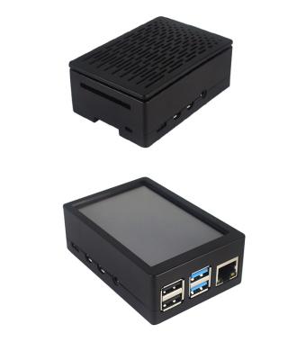 China Protective Customized Raspberry Pi 4 Box Raspberry Pi 4 Cooling Case With Raspberry Pi 4 /3 12.1 Inch TFT LCD Touch Display for sale