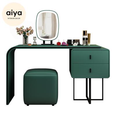 China Modern Minimalist Vanity Bedroom Modern Tabletop Bedroom Dressing Table Make Up Dressing Table with Lights for sale