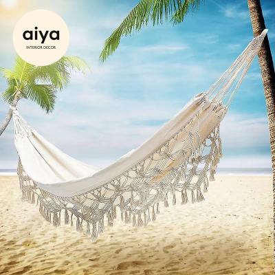 China Easy Carrying 2 Person Deluxe Hammock Chair Indoor Hanging Hammock Swings Devil Chair for sale