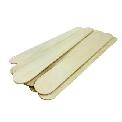 China Custom 150mm Biodegradable Wholesale Wooden Pediatric Cheap Wooden Spatula for sale