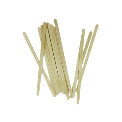 China Sustainable Birch Wooden Disposable Cocktail Coffee Stirrer 190mm 140mm for sale