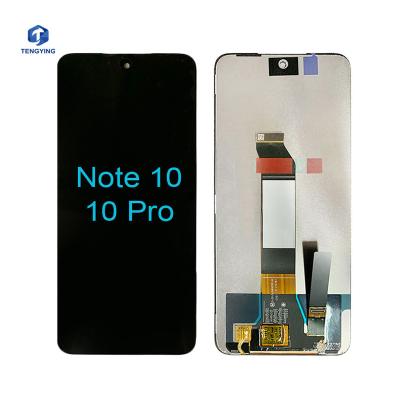 China Original LCD Display Touch Screen Panel Assembly Fix Phone Screen Broken Factory Price For Xiaomi Redmi Note 10 pro for sale