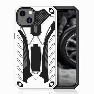 China 2022 New Shockproof Armor Shockproof Phone Case With Stand Phone Cover Protector For iPhone 13 for sale