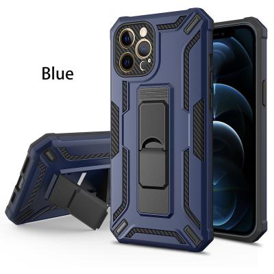 China 2022 Shockproof New Warship-II Stand Phone Cover 2 in 1 Phone Case for iphone 12 pro max for sale