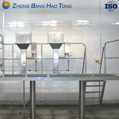 China Sheep galvanized fixed platform for transfer and peeling for sale