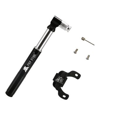 China Durable Bike Pump 6063 Double Action 210psi Aluminum Bicycle Hand Pump Wholesaleair Pump For Bike Tires for sale