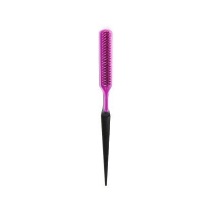 China Durable Wholesale Plastic Eco-friendly Tail Comb Salon Tools Hair Brush Hairdressing Massage Pointed Comb for sale