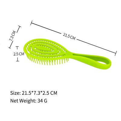 China Professional Fashionable Appearance /Comfortable Salon Hair Care Styling Tools Scrape Massage Comb for sale