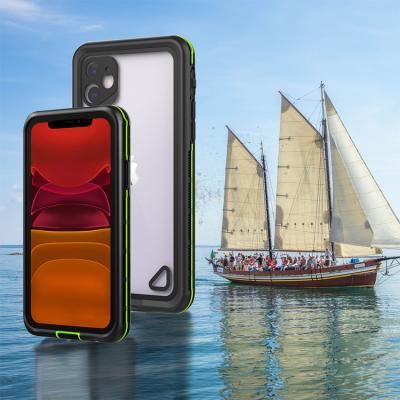 China IP68 Waterproof Shockproof Protection Cell Phone Case For iphone 11 Pro Max Transparent Case for sale