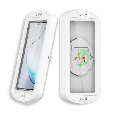 China Built-in bathroom suction cup ip68 waterproof case waterproof/phone anti fog box for cell phone smart case for sale