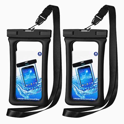 China Unlocked By Fingerprint TPU Cell Mobile Phone Waterproof Bag Sports Water Resistant Case Swimming Bag Suitable For All Phone for sale