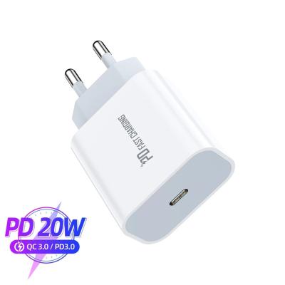 China Hot Selling Mobile Phone Accessories 18w 20w Palladium PD Fast Charger for sale