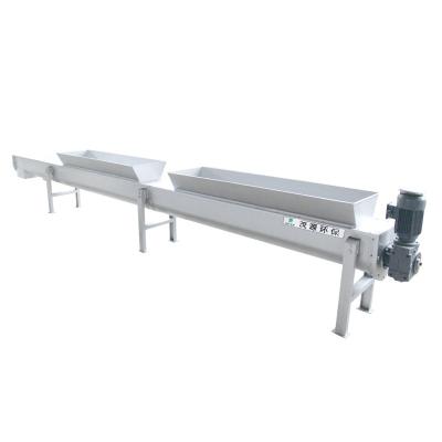 China Heat resistant sludge shaftless screw conveyor in sewage treatment plant for sale