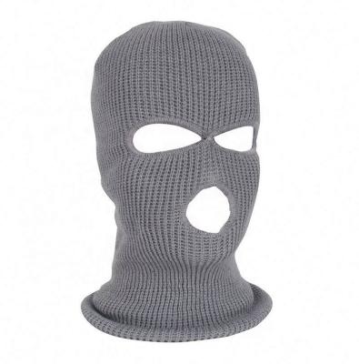 China Winter Mens Designer Balaclava Knitted Ski Mask 3 Hole Balaclava Party High Quality Thick Face Mask For Women Men for sale