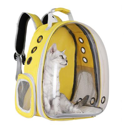 China Transparent Viable Airline Approved Pet Carrier Bag Air Cat Capsule Carrier Backpack Bag for Traveling Camping and Puppies Hiking for sale