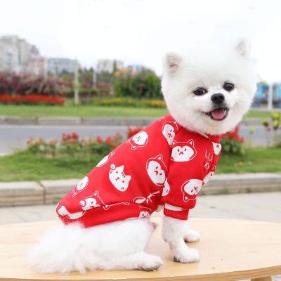 China Viable factory wholesale high quality autumn and winter cartoon dog clothes for sale