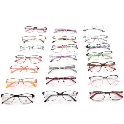 China For Reading Glasses AST006 Current Classic Ready Mixed Randomly Matched Stainless Frame Eyeglasses Optical Glasses for sale