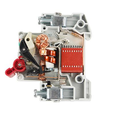 China QJC 1p 2p 3p 4pole All Type C45 MCB Circuit Breaker SKD AC230v 6KA for sale