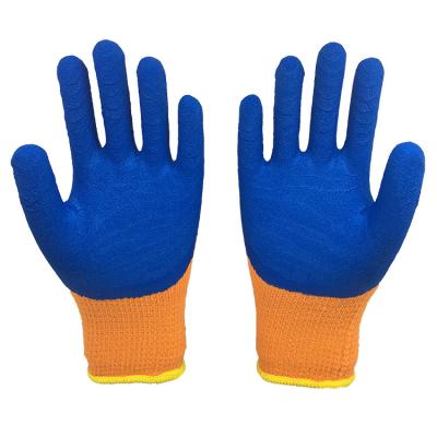 China Anti-impact Winter Work Warm Sponge Rubber Coated Safety Protective Working Glove for sale