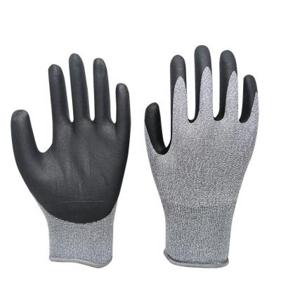 China Factory Hot Sale Anti-impact NBR Coated Work Gloves Grab Industrial Safety Glove Rubber Construction Hand Protective for sale