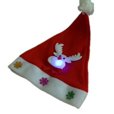 China Christmas Promotion Christmas Gift Colorful LED Light Up Christmas Beanie Holiday Party Beanie Gifts Christmas Beanie Knit Hat LED Hat for sale