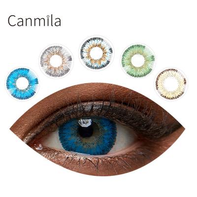 China HAMA Private Label Pupil Natural Big Color Lens Gray Contact Lenses for sale