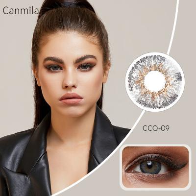 China HAMA Luxury Gogh Eyes Big Gray Color Contact Lens Custom With PP Blister for sale