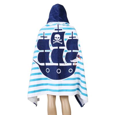 China 2019 Fashion Kids Bath Beach Towel QUICK DRY Hoodies. Cotton 100% for sale