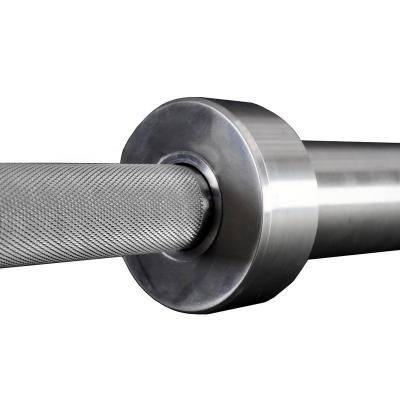 China Home Use OEM OB-86 Stainless Steel Deep Knurling Power Barbell - 20kg for sale