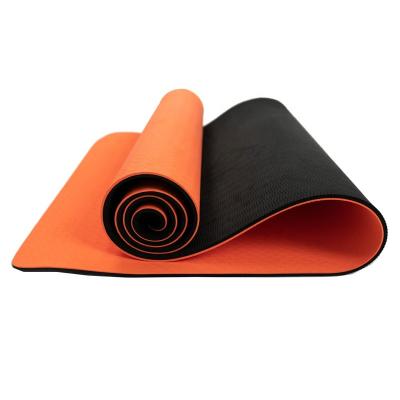 China Durable Gym Customized Logo Tape Fitness Yoga Mat for sale