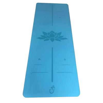 China High Quality Eco-Friendly Washable Natural Rubber Comfortable Logo Yoga Mat Factory Direct Sale Custom Made for sale