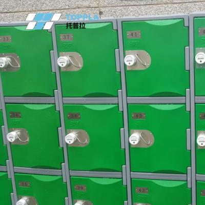 China Toppla Eco - Friendly HDPE Heavy Duty Plastic Outdoor Lockers With Digital Lock for sale